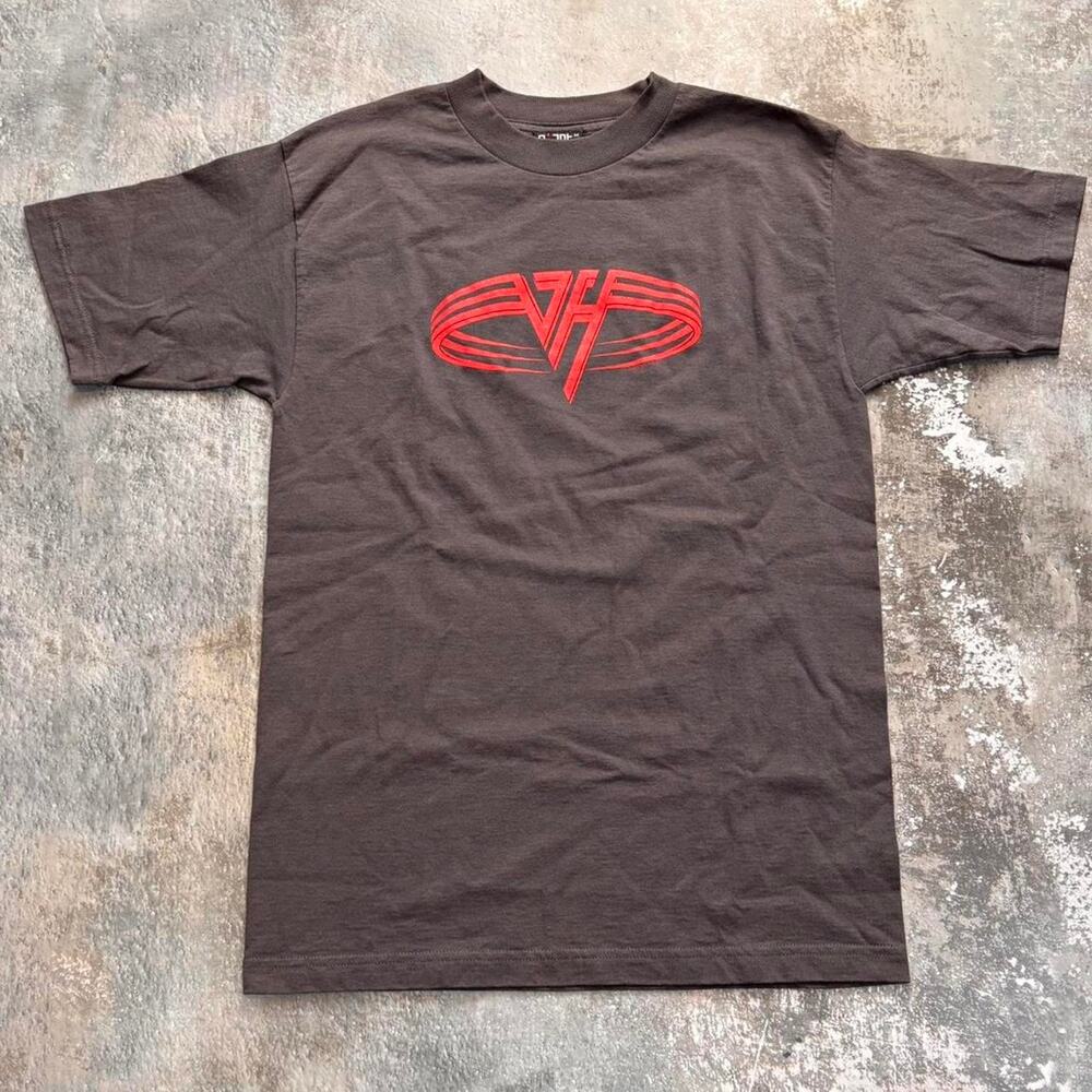 Vintage 1998 Van Halen Japan T Shirt! Giant Tag Grey & Red Size Medium